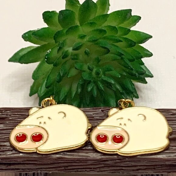 Pig Earring, Gift Idea, Pig Jewelry, Silly Earring, Hog Earring, Hog Jewelry - Picture 1 of 5